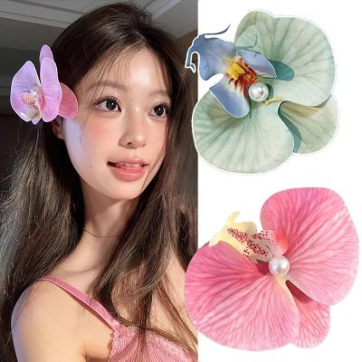 kẹp tóc hoa lan