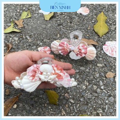 Kẹp tóc càng cua vỏ sò Biển Xinhh Accessory