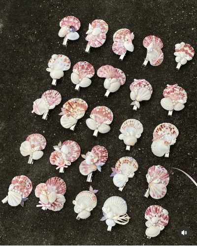 Kẹp tóc vỏ sò Biển Xinhh Accessory