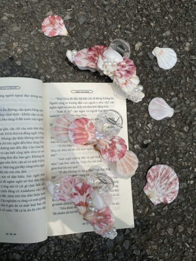 Kẹp tóc càng cua vỏ sò Biển Xinhh Accessory