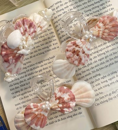 Kẹp tóc càng cua vỏ sò Biển Xinhh Accessory